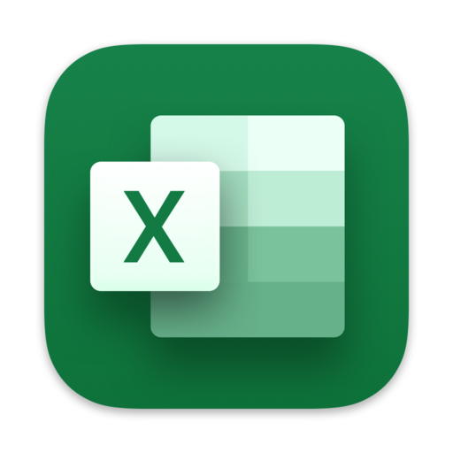 Excel Icon PNG Isolated HD